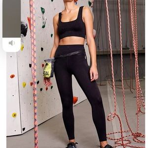Free people bra top and High-Rise 7/8 Length Good Karma Leggings